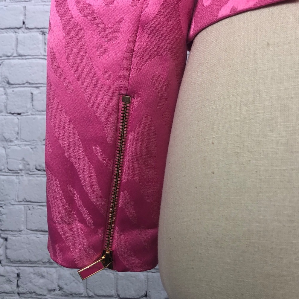 Barbie Inspired! Etcetera Pink Zebra Jacket Gem